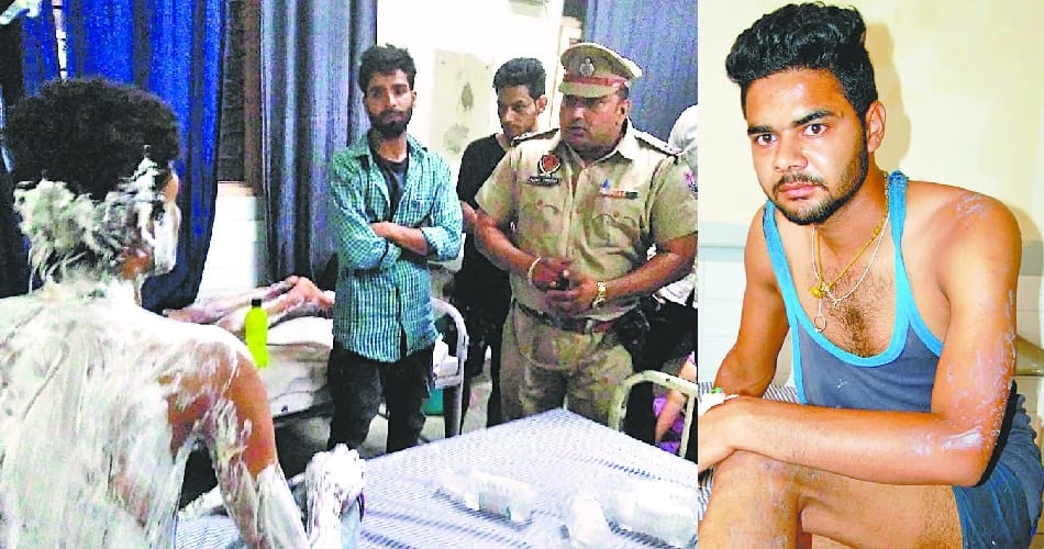 Mohali PG cracked cylinder , 6 youth scorched See Photos
