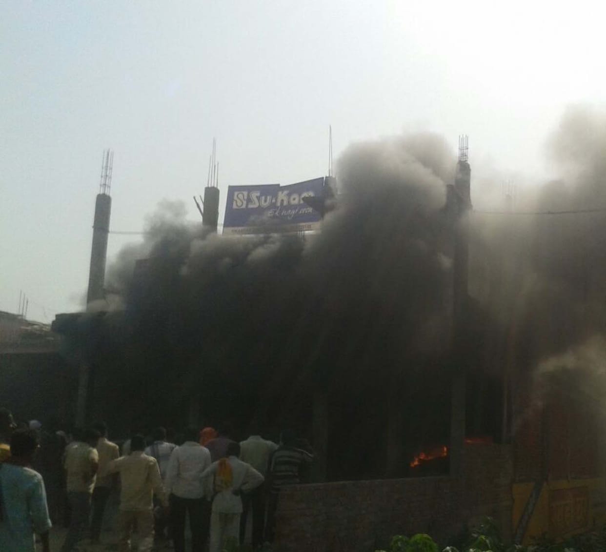 Store fire damage millions