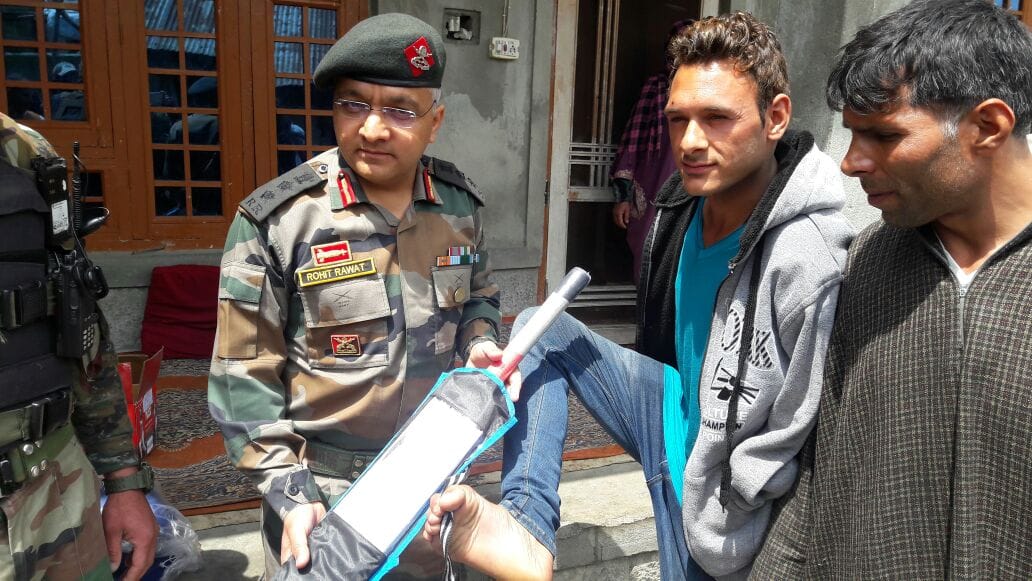 indian army help handicap cricketer amir