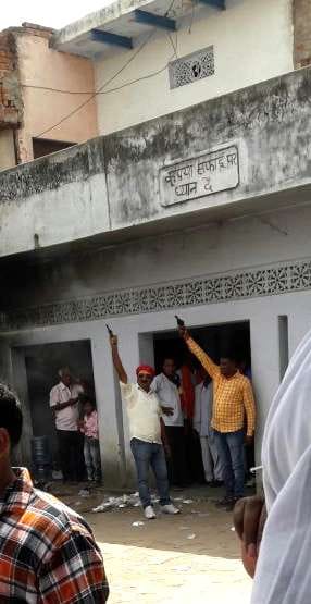 Markandeya Mahadev shrine joy by firing in panic