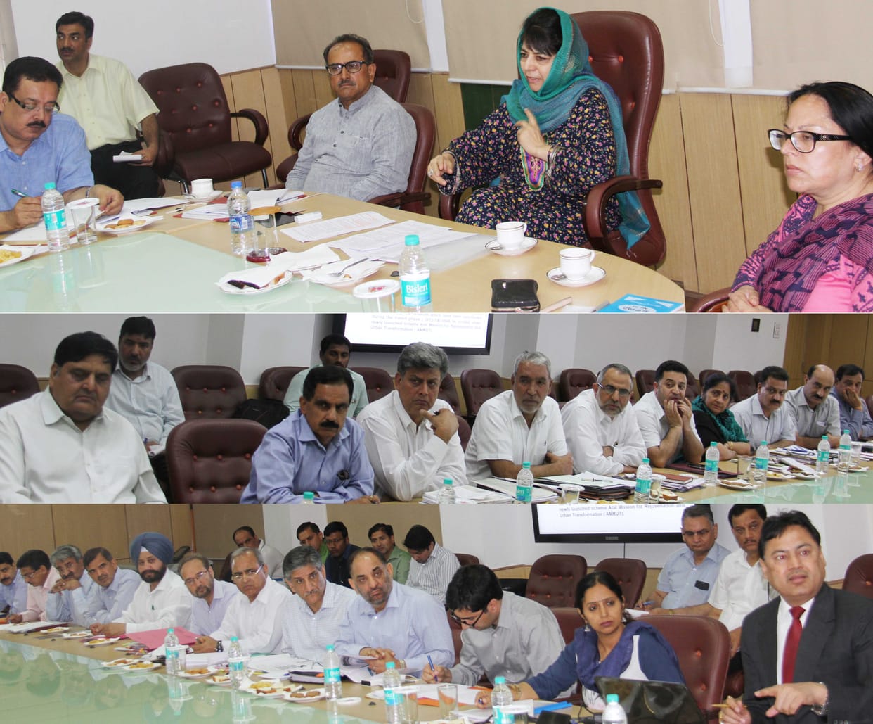 Mehbooba reviewed projects 