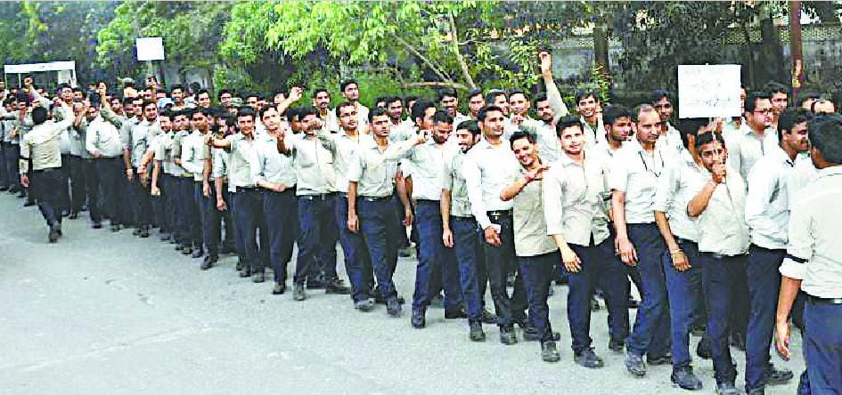 Tata's 13-hundred employees out on the street