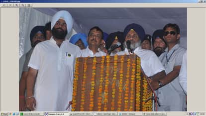 उपमुख्यमंत्री सुखबीर सिंह बादल।