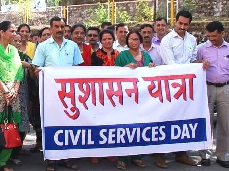 sushashan rally in bilaspur