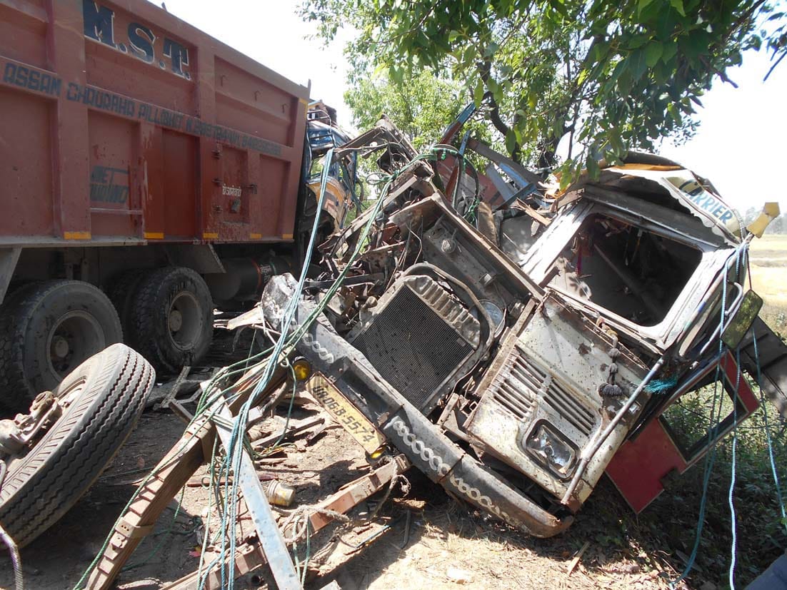 Two people killed in road accidents, 10 injured