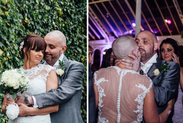 bride shaves off head and had marriage