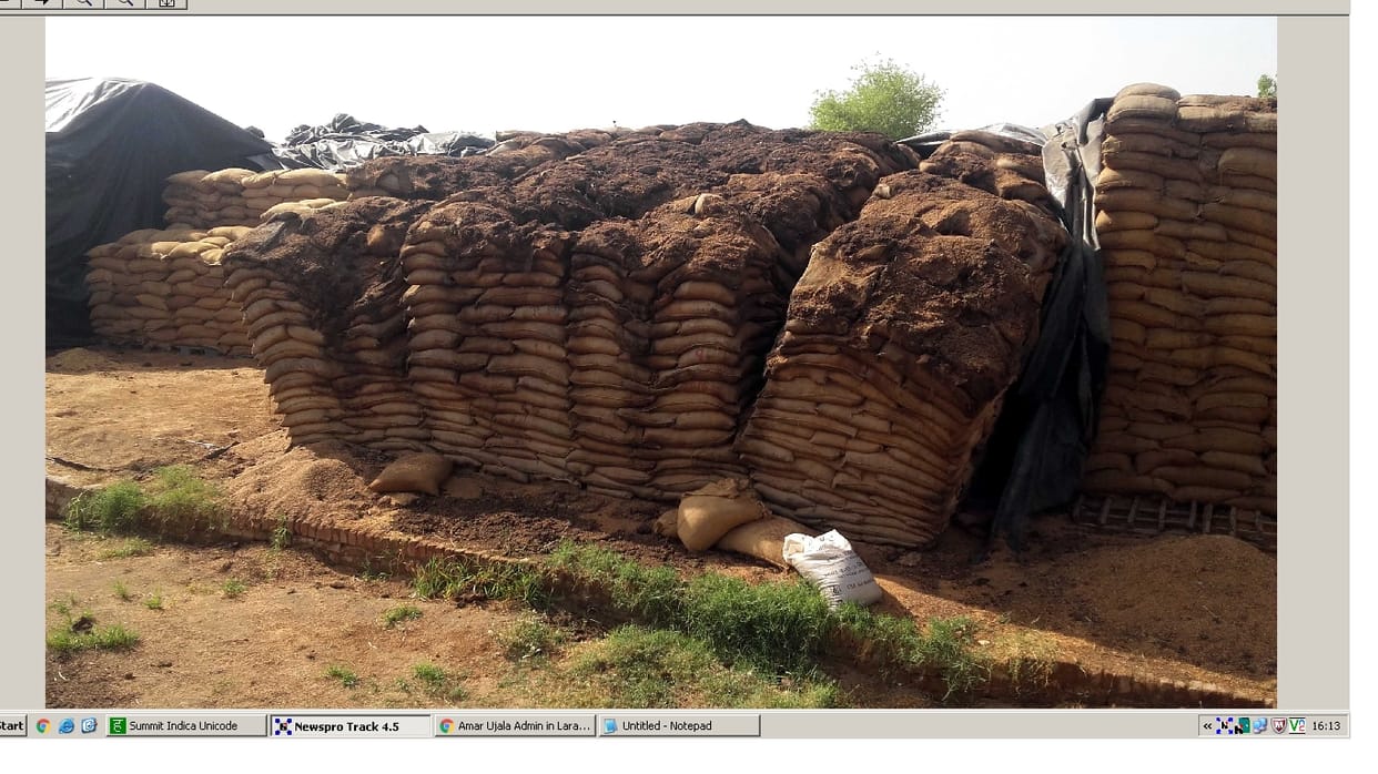 wheat crop, destroyed, pansap, wheat damaged, Warehouses, muktsar, jalandhar, punjab
