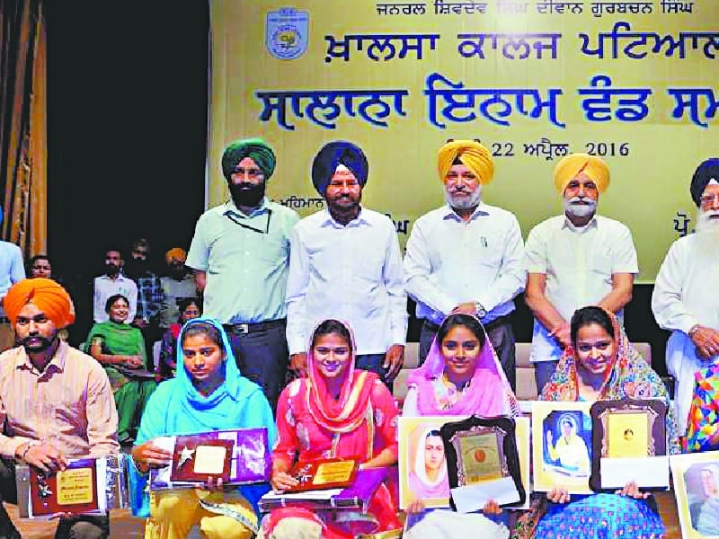 Khalsa College Patiala, awards, students, Sikander Singh Maluka, Patiala