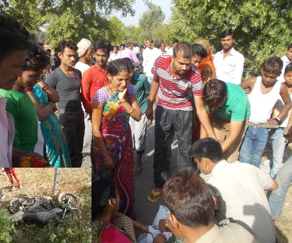 Three died in an accident in Itaunja in Lucknow