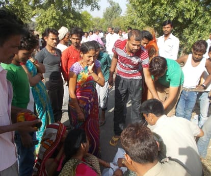 Three died in an accident in Itaunja in Lucknow