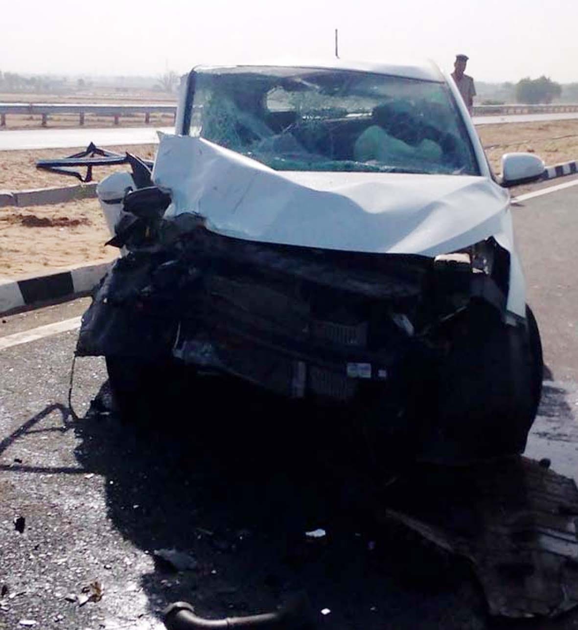 three accident at expressway