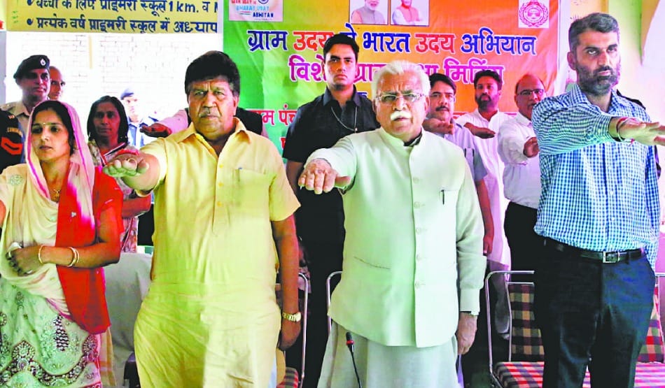 haryana CM khattar arrival at barwala 