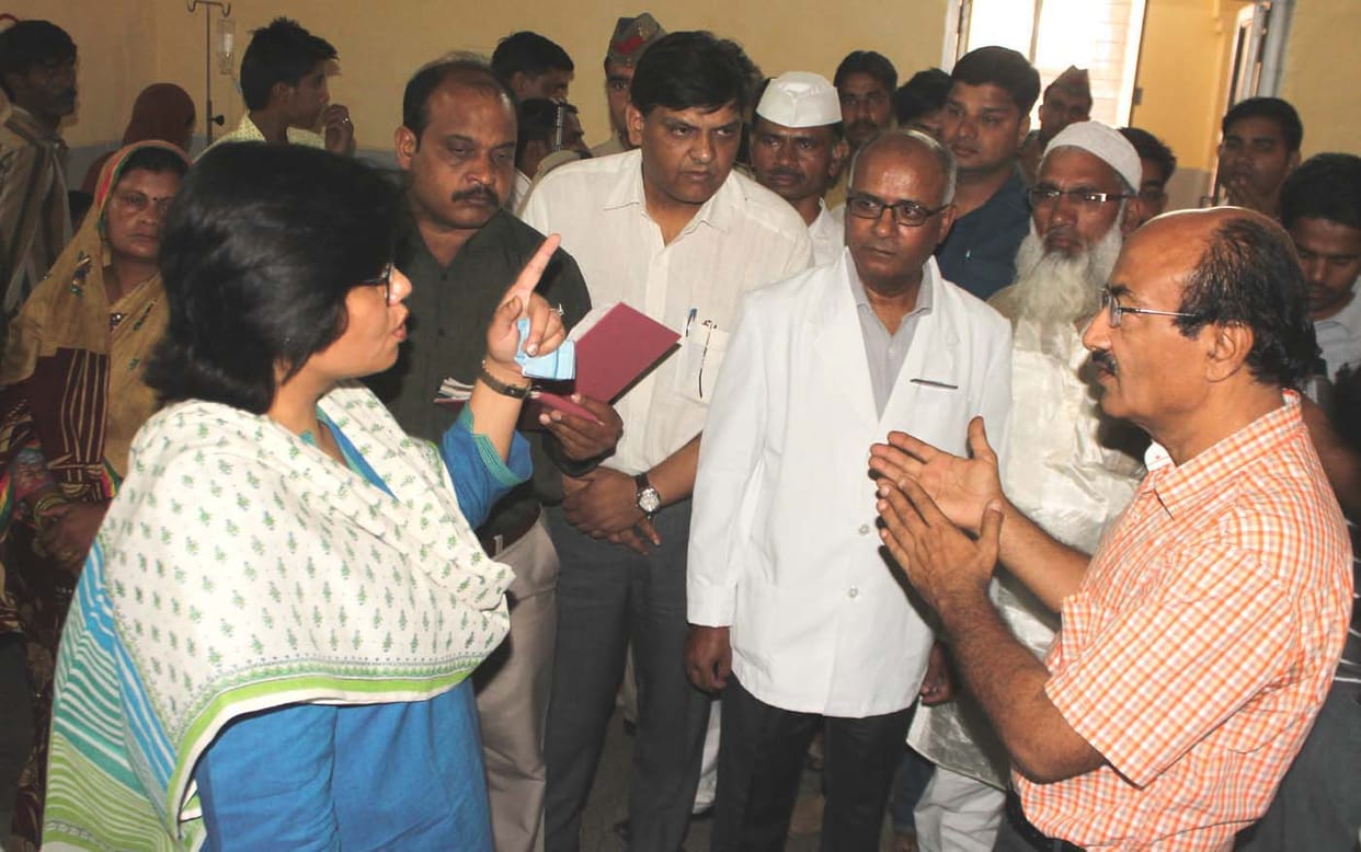DM inspected district hospitel