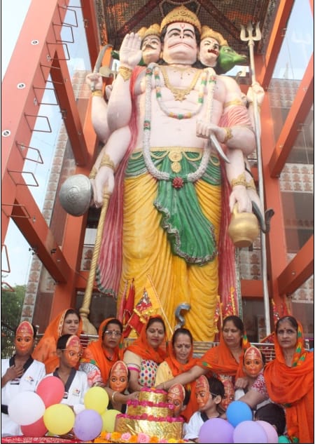 hanuman jayanti, hanuman jayanti celebration, hindu festival, chandigarh temples