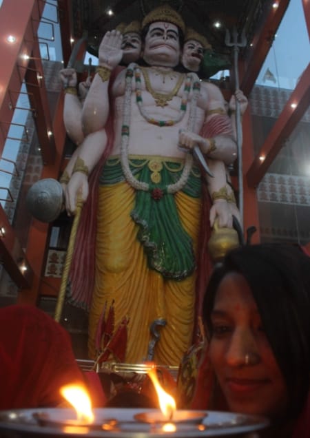 hanuman jayanti, hanuman jayanti celebration, hindu festival, chandigarh temples