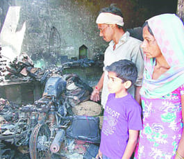 A fire caused mayhem