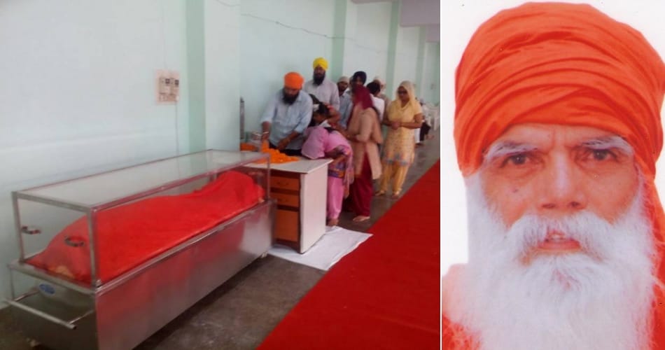 sant amrik dev passes away, nirmal kutia sant passe away, kalpana chawla uncle passes away