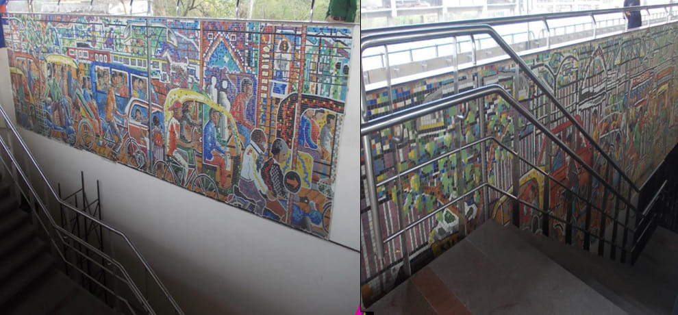 Delhi Metro is changing, history and make in india on wlalls