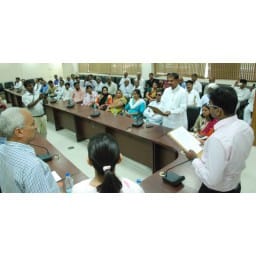 manjubala taken oath for chairmanship