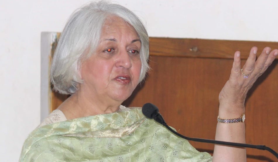 padmabhushan dr isher judge ahluwalia lecturer in PU on smart city project