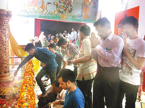 Was a celebration Hanuman Jayanti