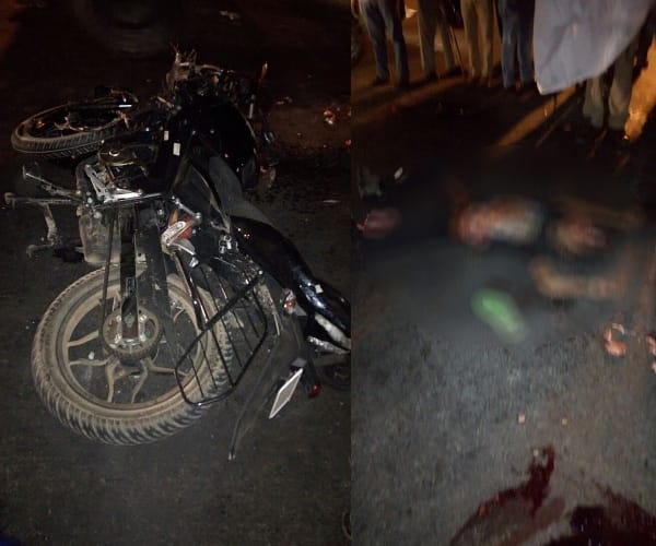 Three died in an accident in Manaknagar in Lucknow.