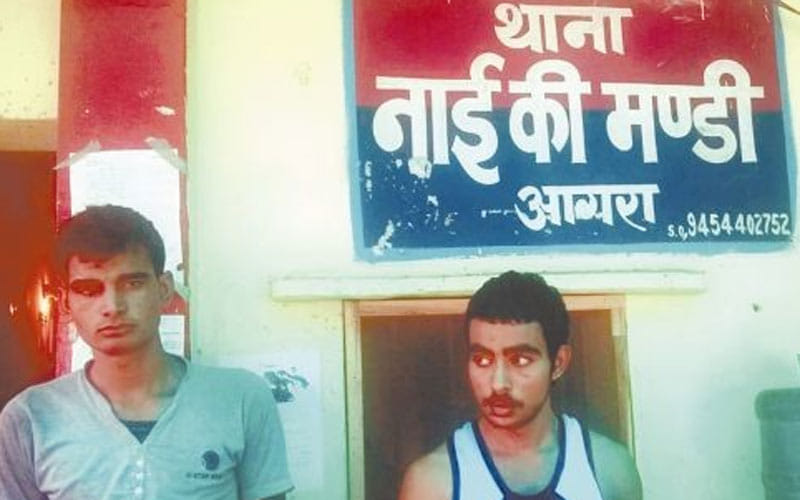 two caught in cheating in up police recruitment in agra