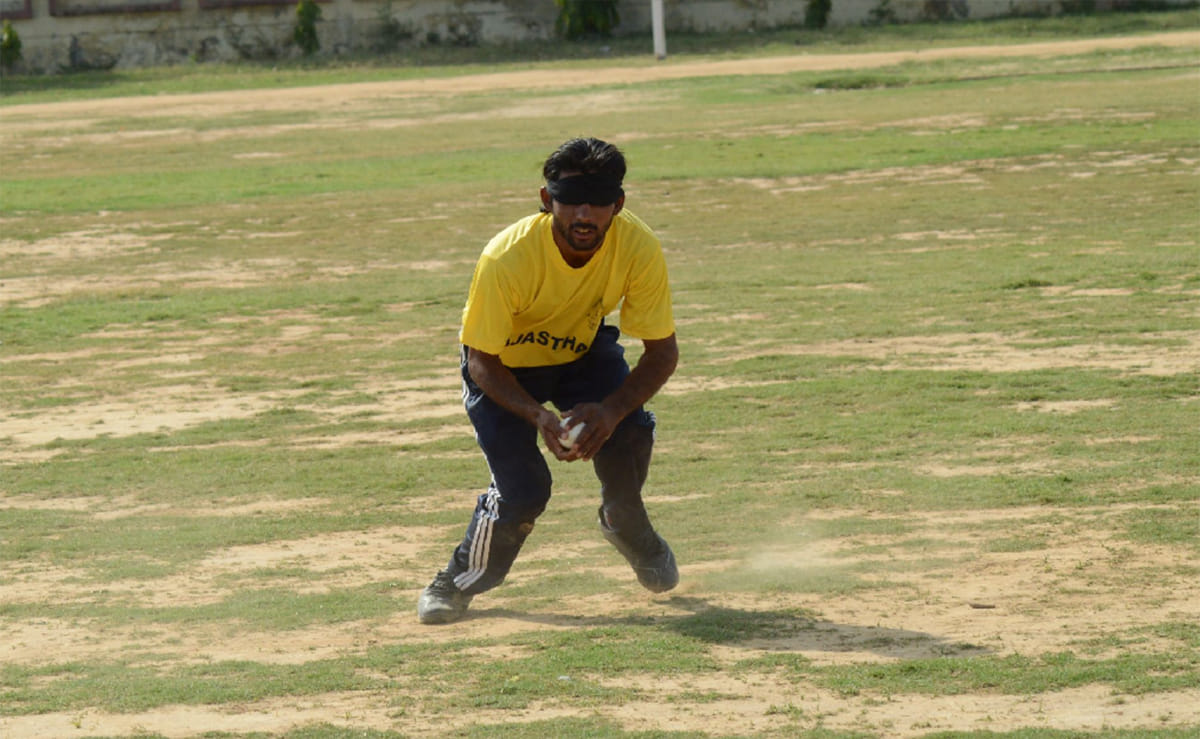 cricket match of blind players