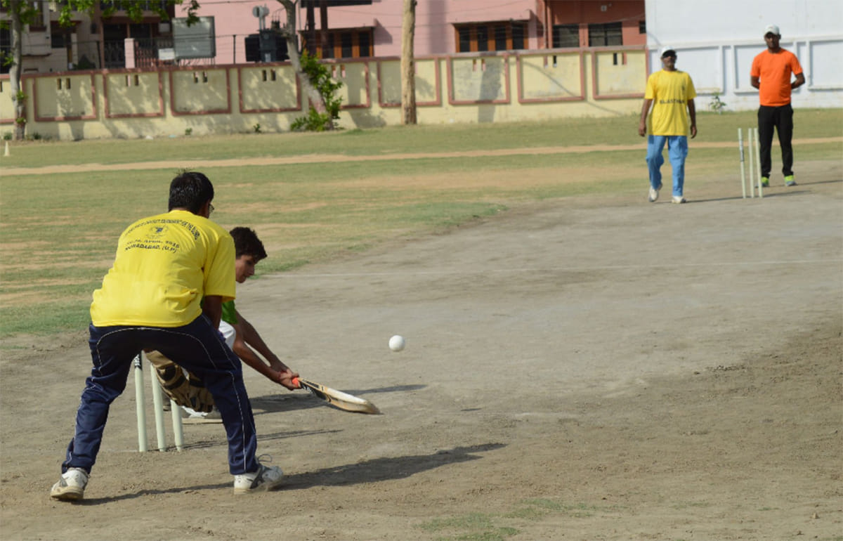 cricket match of blind players