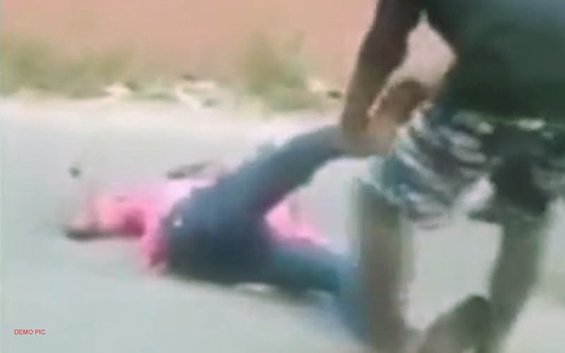 man beaten up by public for trying to meet his girlfriend