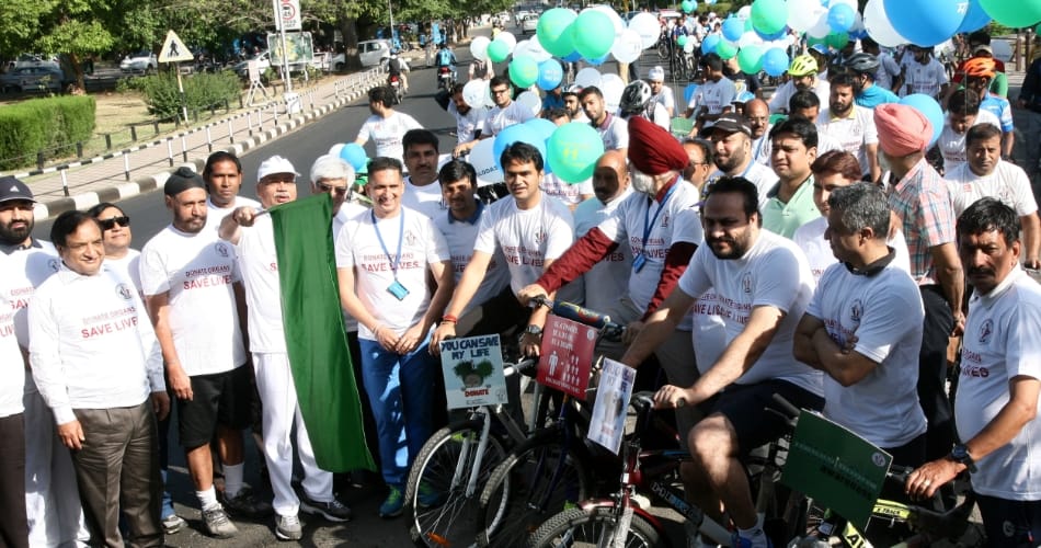 cycle rally, sukhna lake cycle rally, highcourt bar assosiation, body donation, chandigarh