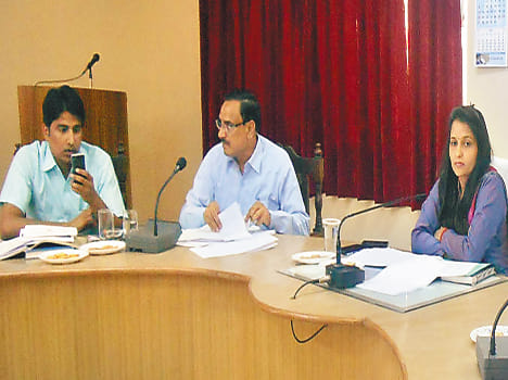 On receipt of the order to stop the salary of teachers absent