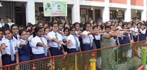 The children took the resolution to save earth