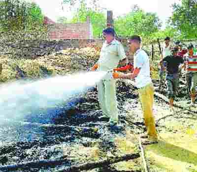 80 homes burned
