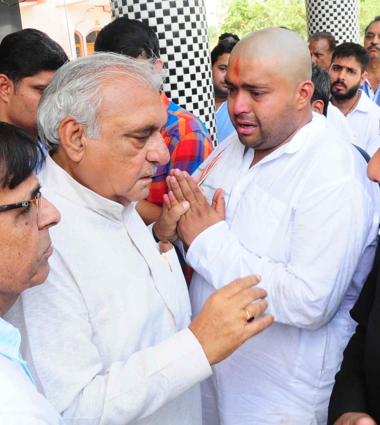 Morning walking in the park, close to the former CM Hooda Congress leader shot