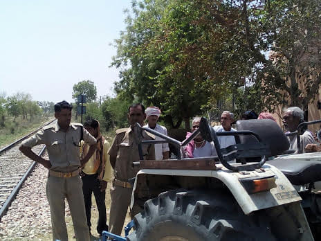 train accident in mathura