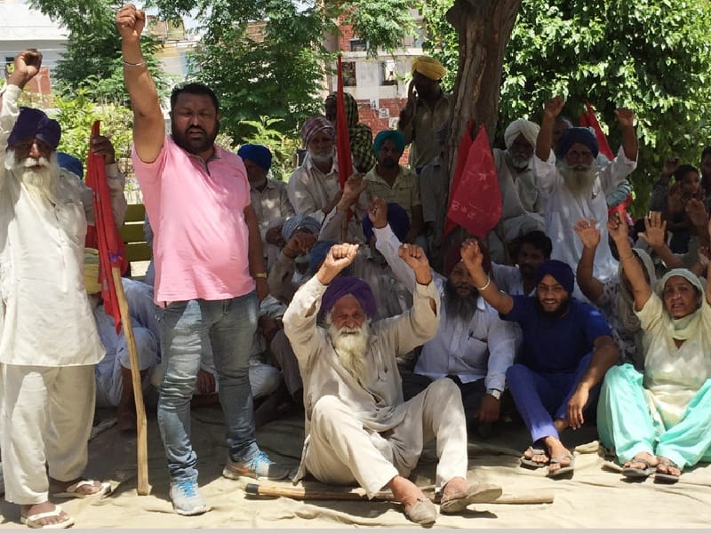 The accused, arrested, demand, protest, Sangrur