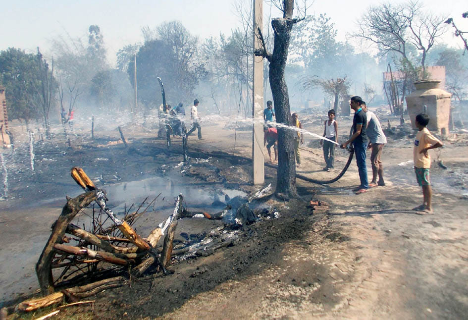 Two villages 67 home Ashes