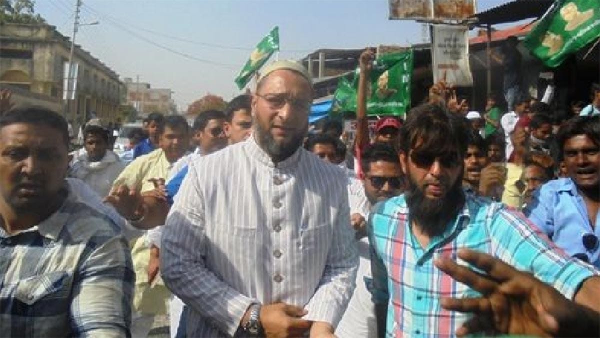 owaisi roadshow in east uttar pradesh
