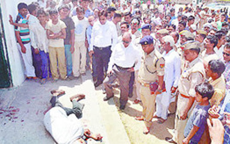 baghpat school principal shot dead in daylight
