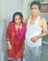 fight due to throw of dust, 8 injured