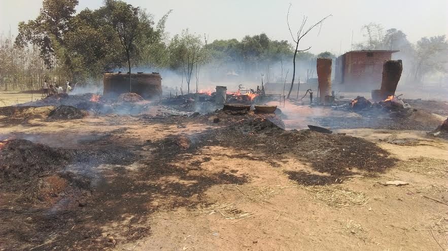  fire, 31 house burnt 