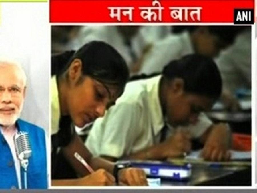 man ki baat, Modi gave the example of NCR