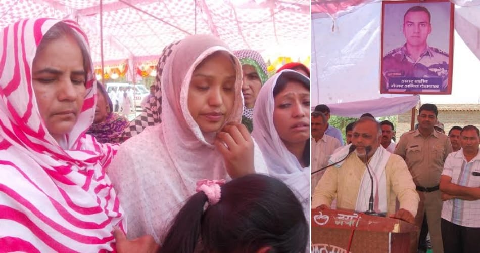 martyr major amit deswal, indian army martyr, manipur naxalist attack martyr, haryana, jhajjar