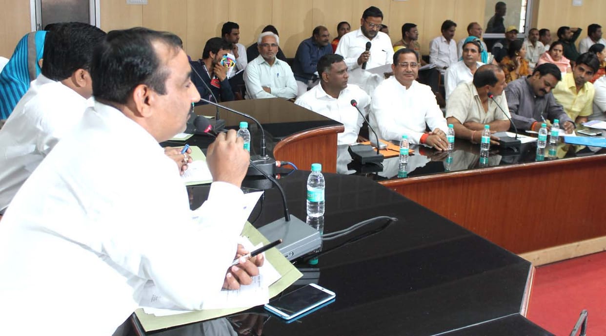 ten wards were not granted for development work