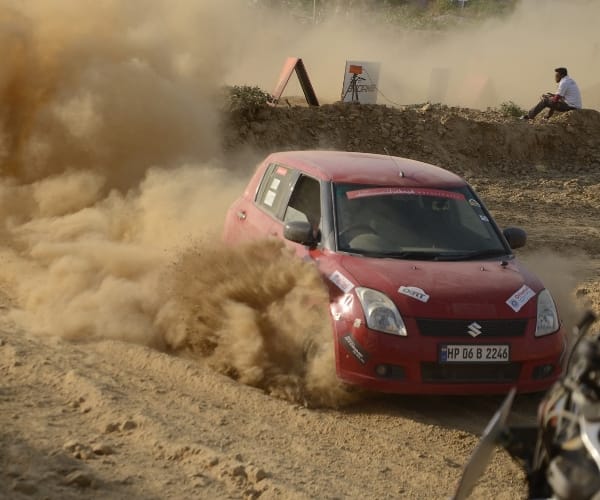 Motor sports championship in Lucknow.