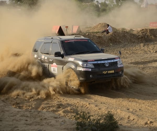 Motor sports championship in Lucknow.