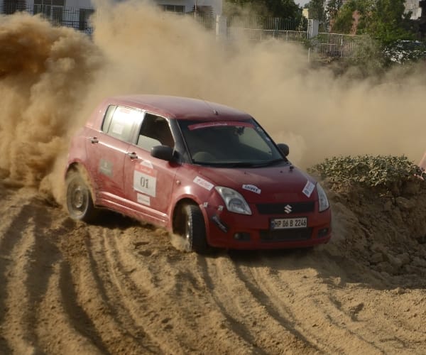 Motor sports championship in Lucknow.
