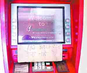 ATM again cashless