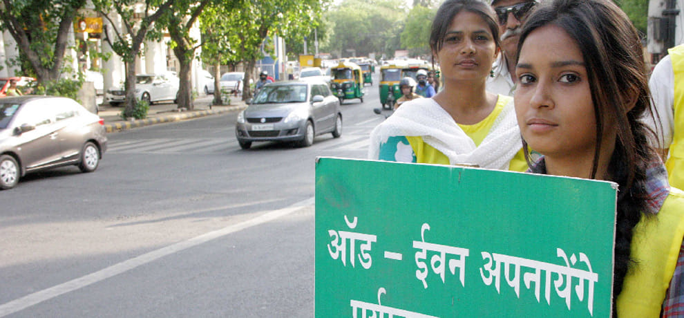 last day of odd even in delhi and report of air pollution